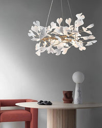 WOMO Design Chandelier White Gold Porcelain-WM2416