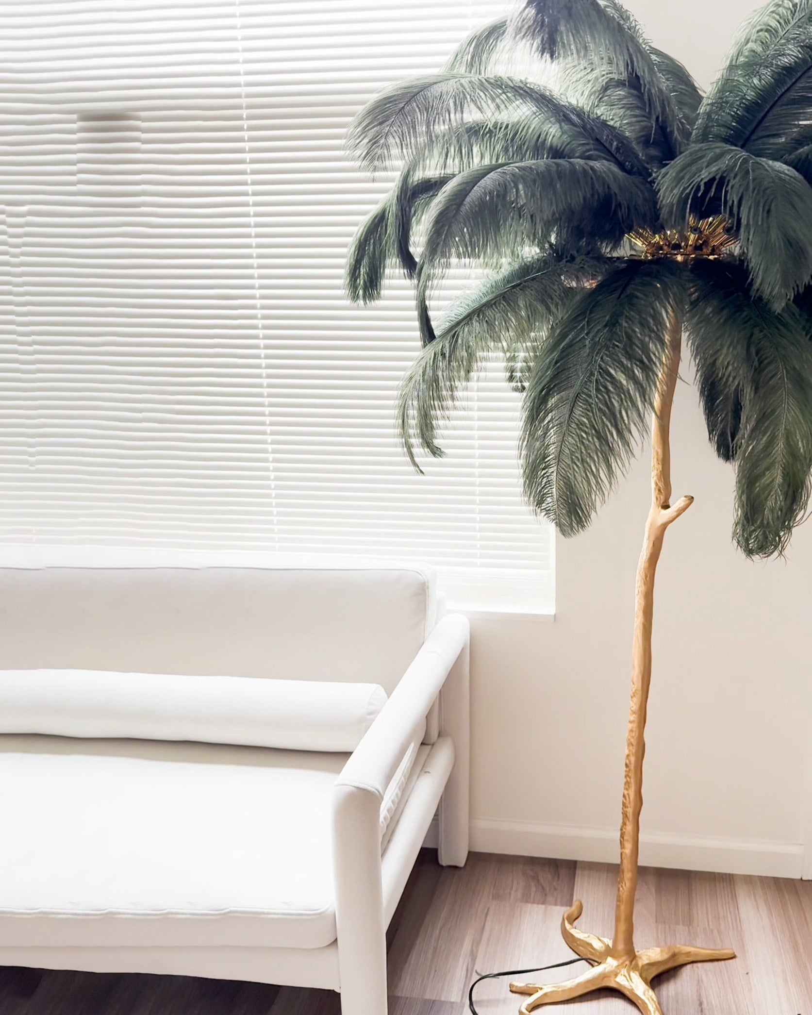 WOMO Fan Palm Floor Lamp -WM7000