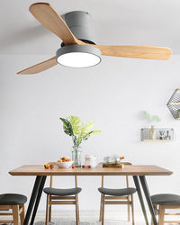 WOMO 3 Wooden Blade Ceiling Fan Lamp – WM5120