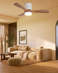 WOMO 3-Blade Wooden Fan Ceiling Light WM5116