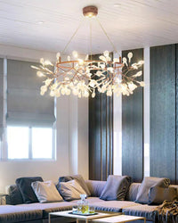 WOMO Design Kronleuchter Rund Wohnzimmer-WM2435