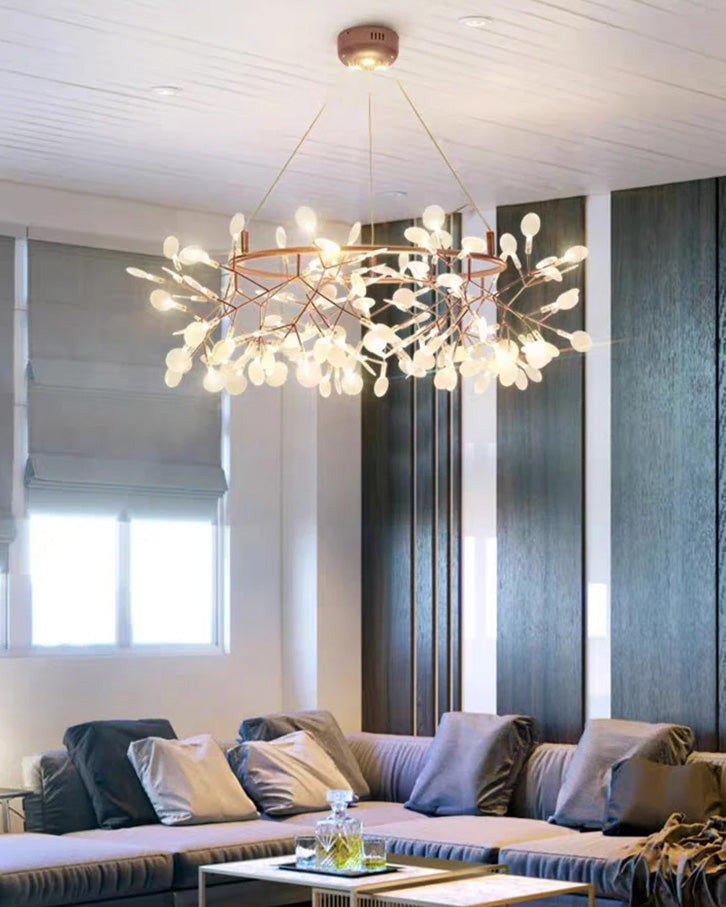WOMO Design Kronleuchter Rund Wohnzimmer-WM2435