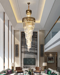 Lustre cascade en cristal WOMO-WM2387