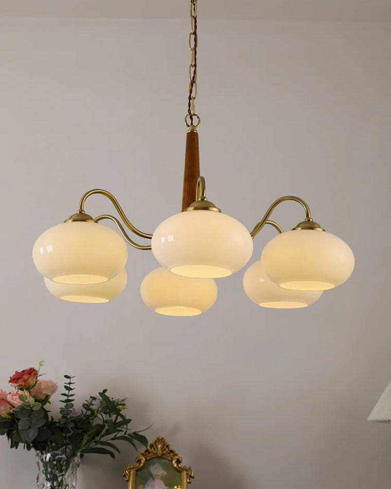 WOMO Schlafzimmer Kronleuchter Vintage Glas-WM2303