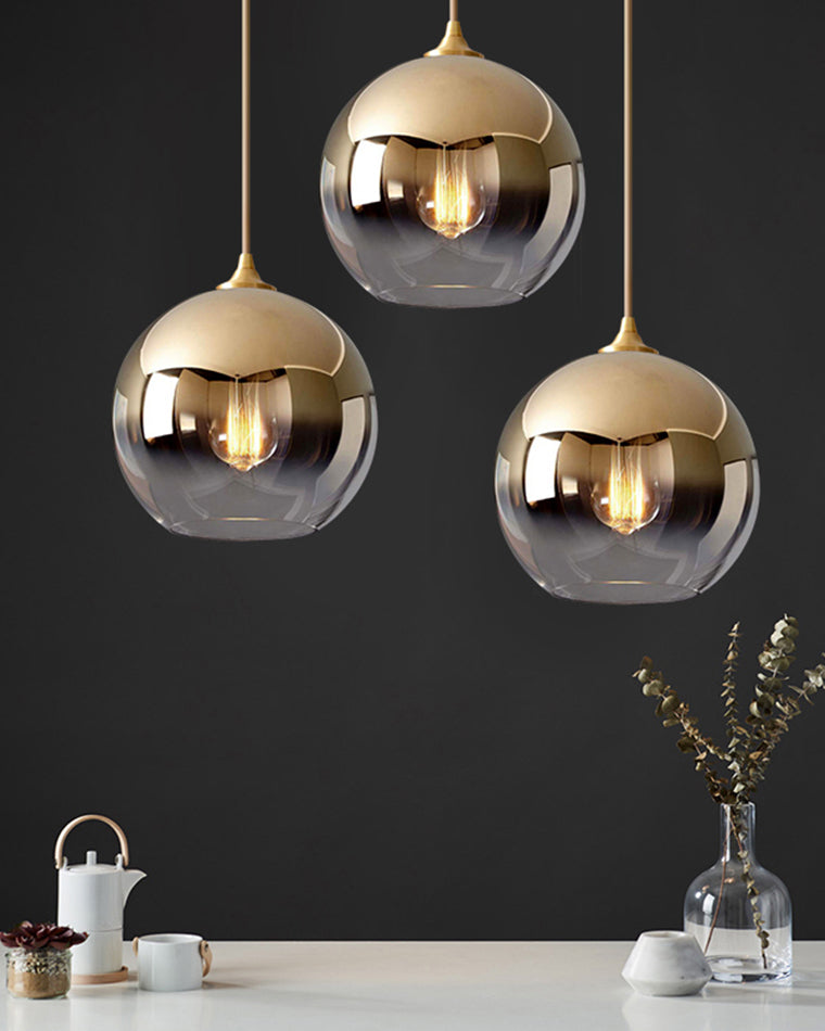 Suspension WOMO avec boule en verre coloré WM2500