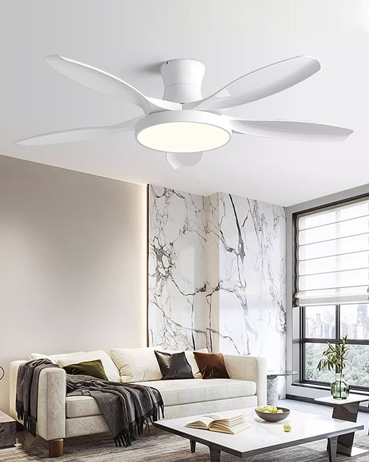 WOMO Scandi Große Deckenventilatorlampe zur bündigen Montage-WM5130