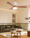 WOMO 3-Blatt-Holzflügel-Deckenventilatorlampe WM5116 thumbnail