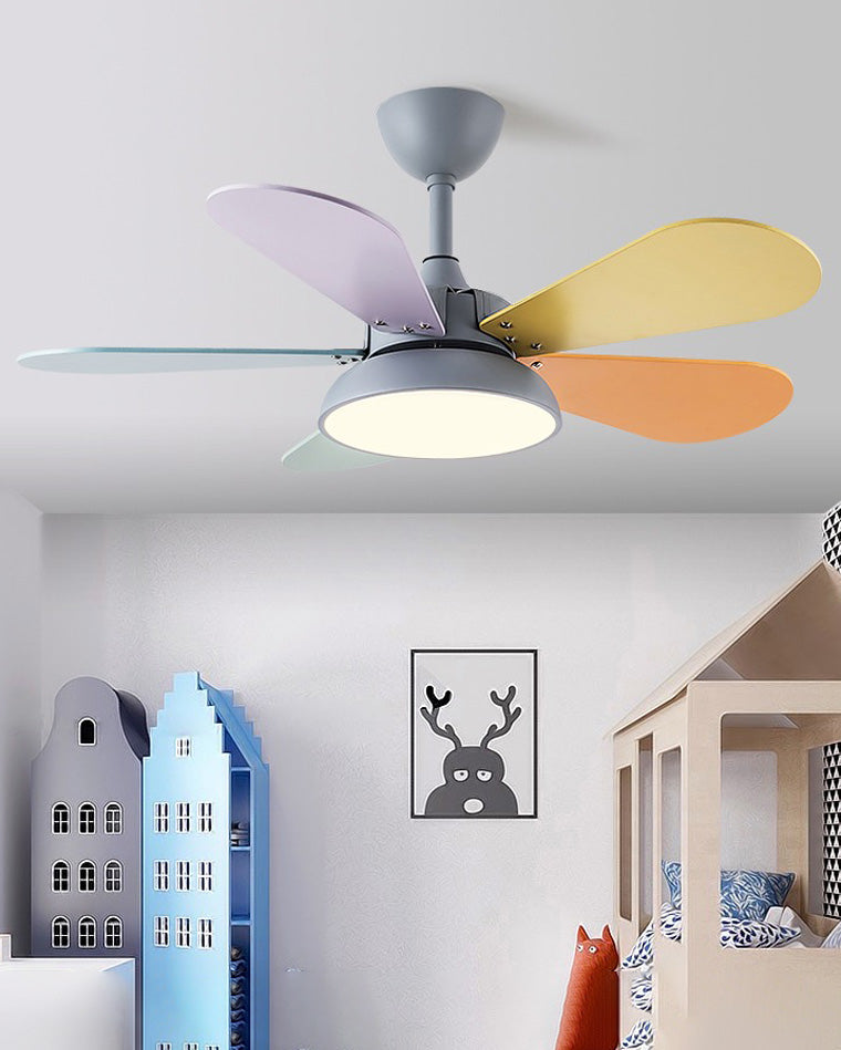 WOMO Kleine Deckenventilatorlampe WM5098