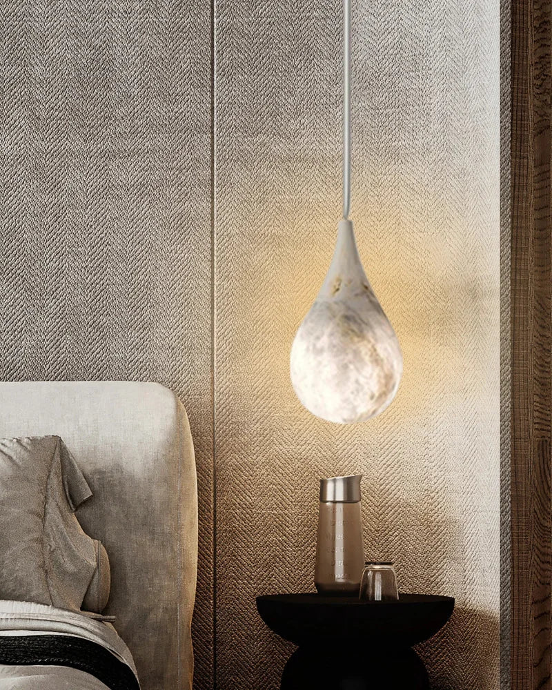 Suspension Alabaster-Tropfen WOMO-WM2901