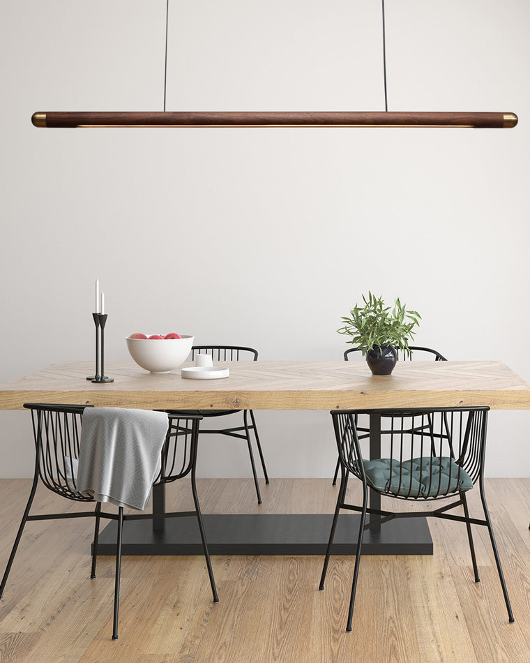 WOMO Nussbaum Linear LED Pendelleuchte – WM2520