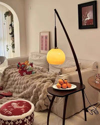 Suspension WOMO en bois avec tablette WM7130