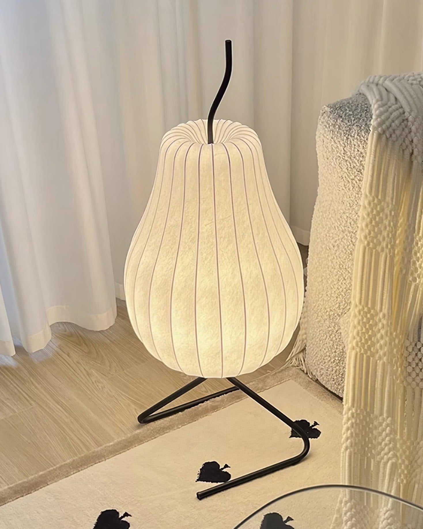 WOMO Birnenlaterne Seiden-Stehlampe-WM7126