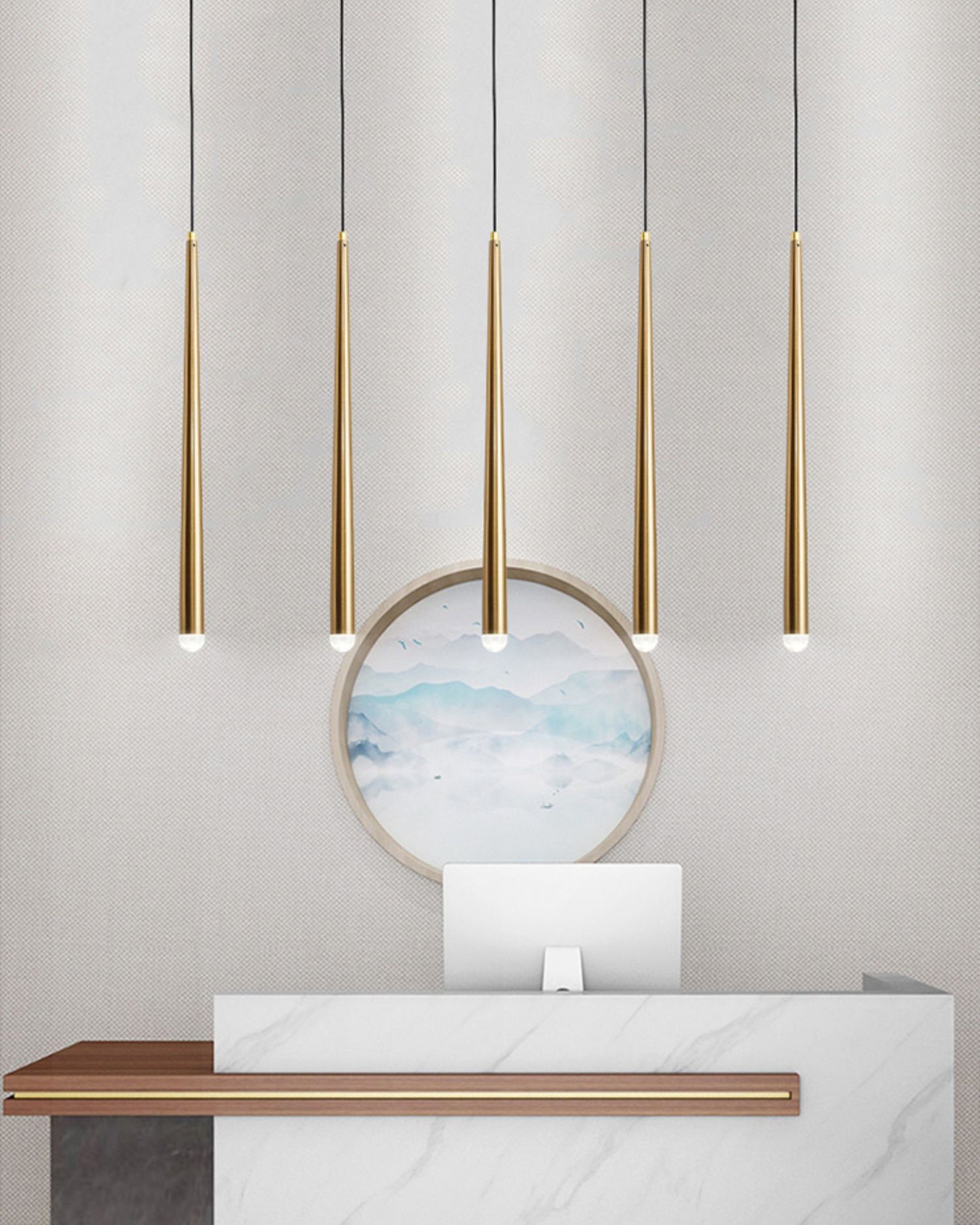 Lustre linéaire à tubes WOMO - WM2909