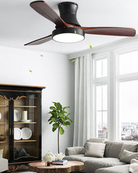 WOMO 3 Wooden Blade Ceiling Fan Lamp – WM5120