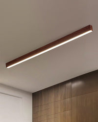 WOMO Lineare LED Deckenleuchte Flur Lang Schmal Metall-WM1003