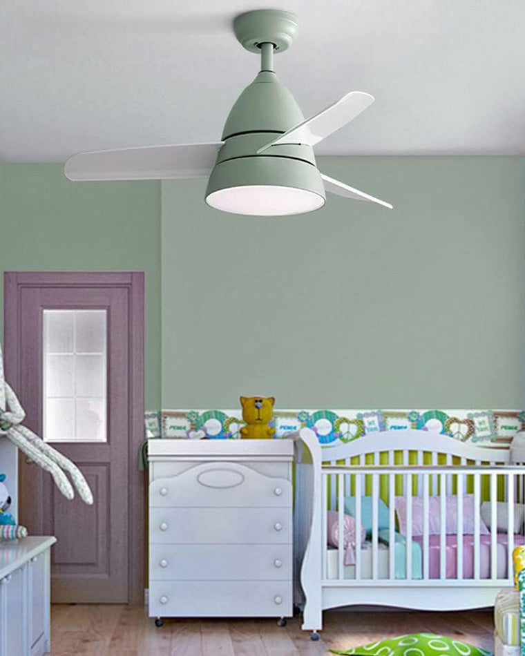 WOMO 3-Blatt-Deckenventilator mit konischer Form und Lampe - WM5099