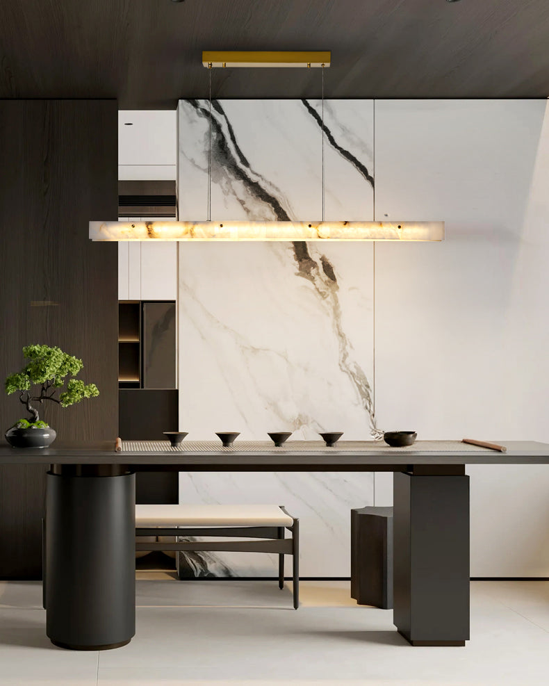 WOMO Linear Alabaster Chandelier-WM2833