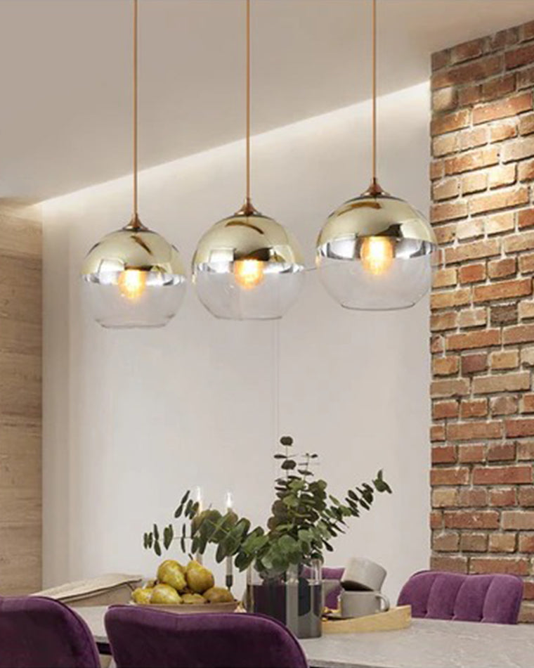 Suspension WOMO avec boule en verre coloré WM2500