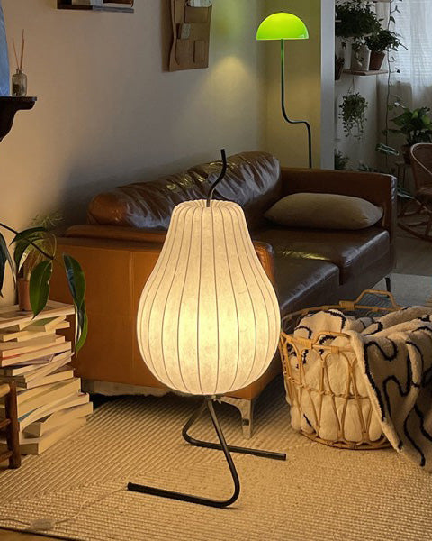 WOMO Birnenlaterne Seiden-Stehlampe-WM7126