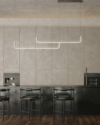 WOMO Suspension longue en métal pour table à manger, style minimaliste - WM2001