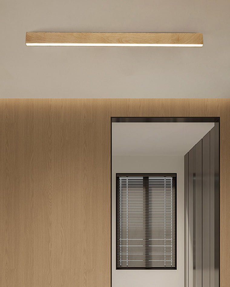 WOMO Lineare LED Deckenleuchte Flur Lang Schmal Metall-WM1003