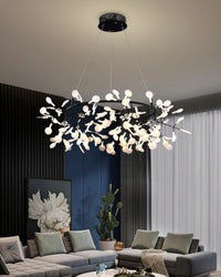 WOMO Design Kronleuchter Rund Wohnzimmer-WM2435