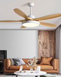 WOMO 5-Blatt-Modern-Deckenventilator-Leuchte-WM5129