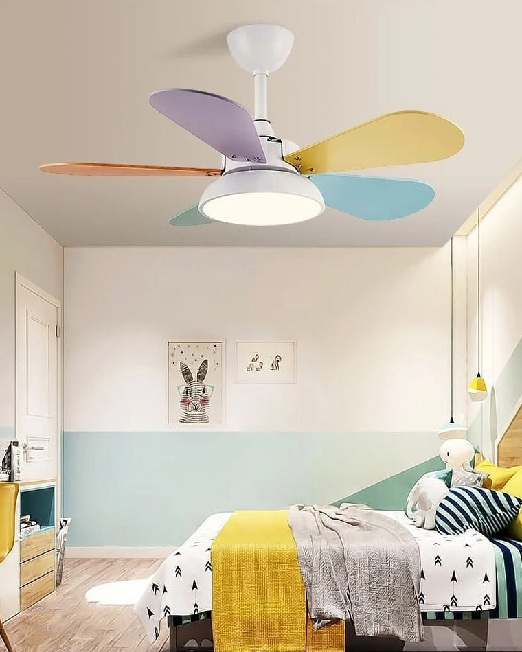 WOMO Kleine Deckenventilatorlampe WM5098