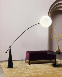 WOMO Lampadaire balancier boule de verre-WM7129