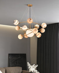 WOMO Planet Glass Chandelier – WM2385