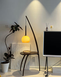 Suspension WOMO en bois avec tablette WM7130
