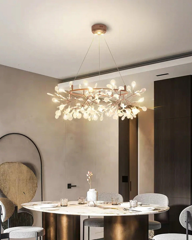 WOMO Design Kronleuchter Rund Wohnzimmer-WM2435