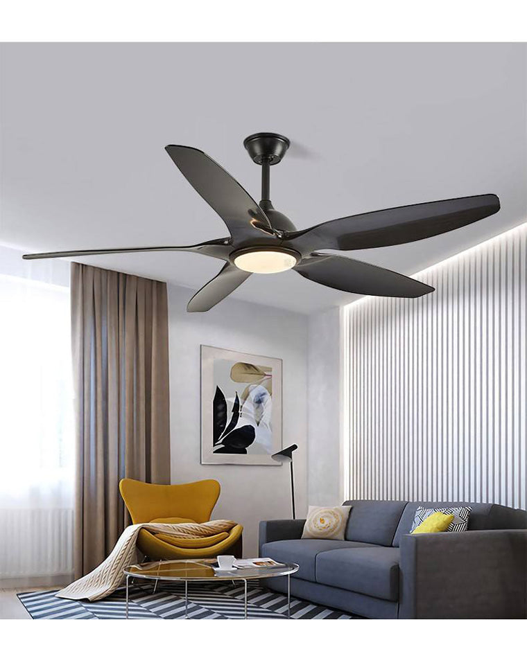 WOMO Moderner Großer Deckenventilator mit Lampe - WM5076