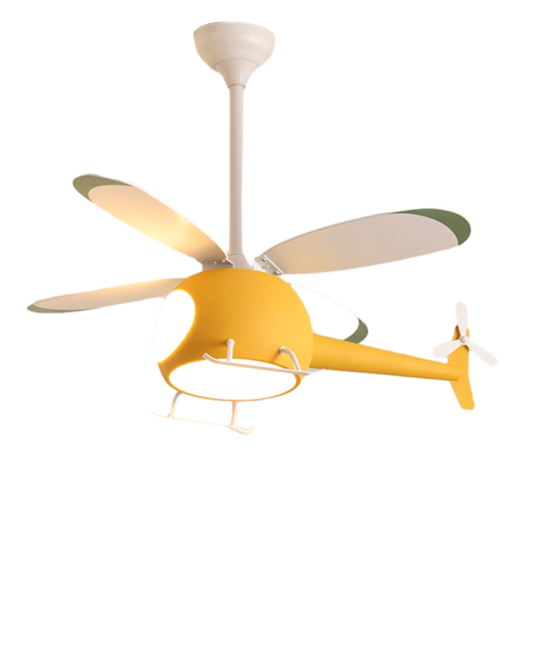 WOMO Flugzeug Kinder Deckenventilator Lampe-WM5007