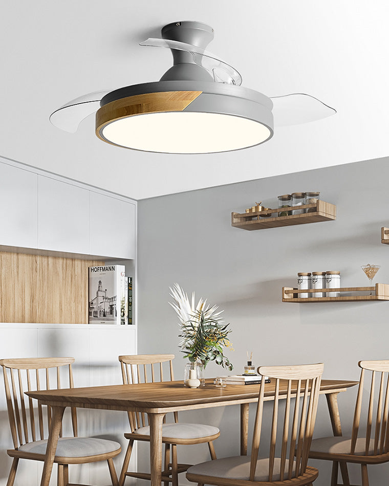 WOMO Scandi Low Profile Deckenventilatorlampe-WM5077