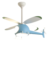 WOMO Flugzeug Kinder Deckenventilator Lampe-WM5007