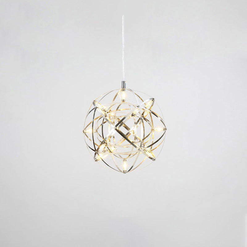 WOMO Designer LED Pendant Light SLV Chrome Sphere -WM2091