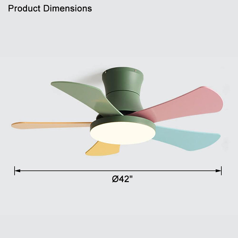 Ventilateur de Plafond Plat avec Lumière WOMO Scandi-WM5086