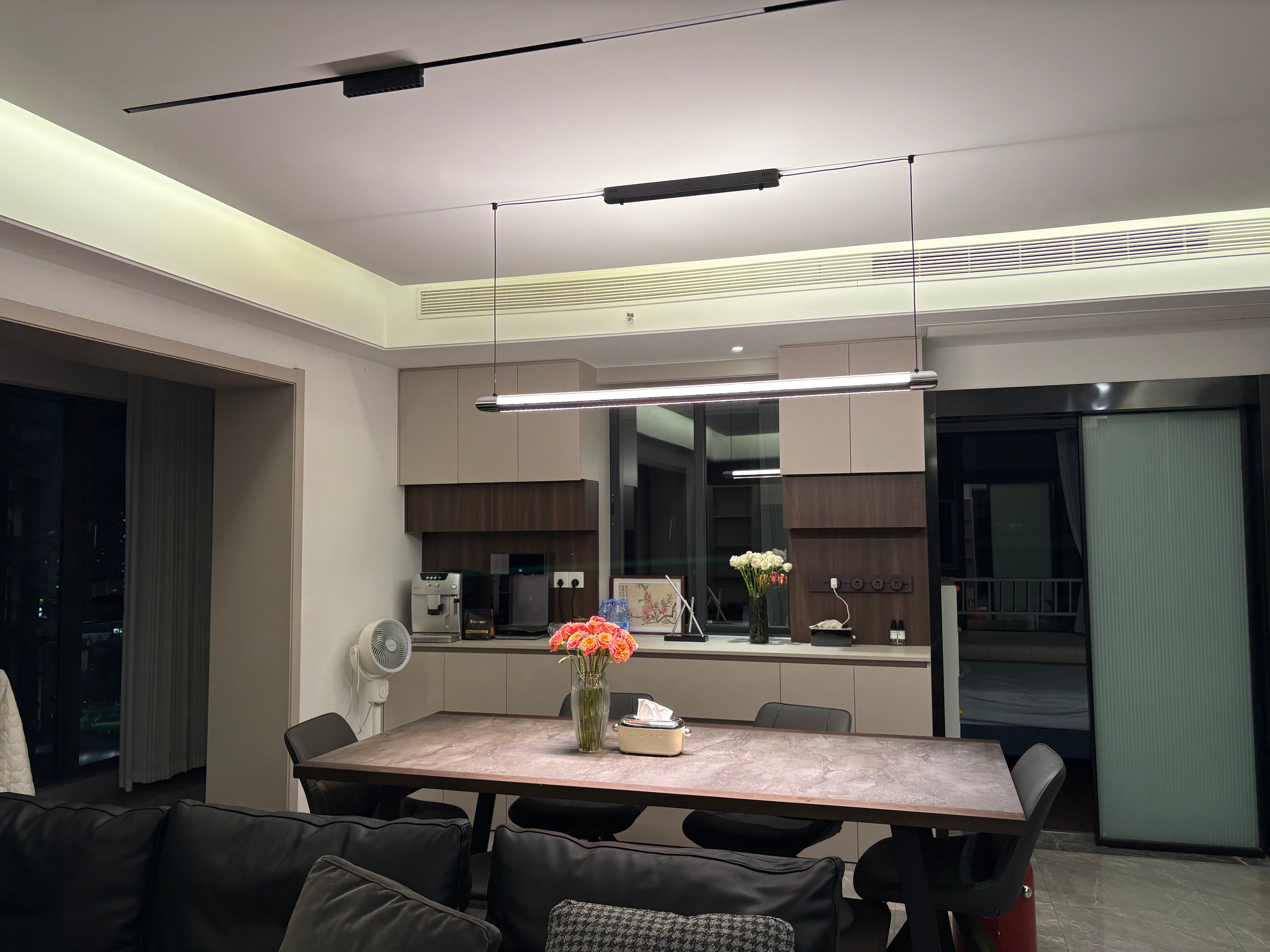 Suspension linéaire WOMO noire - WM3225