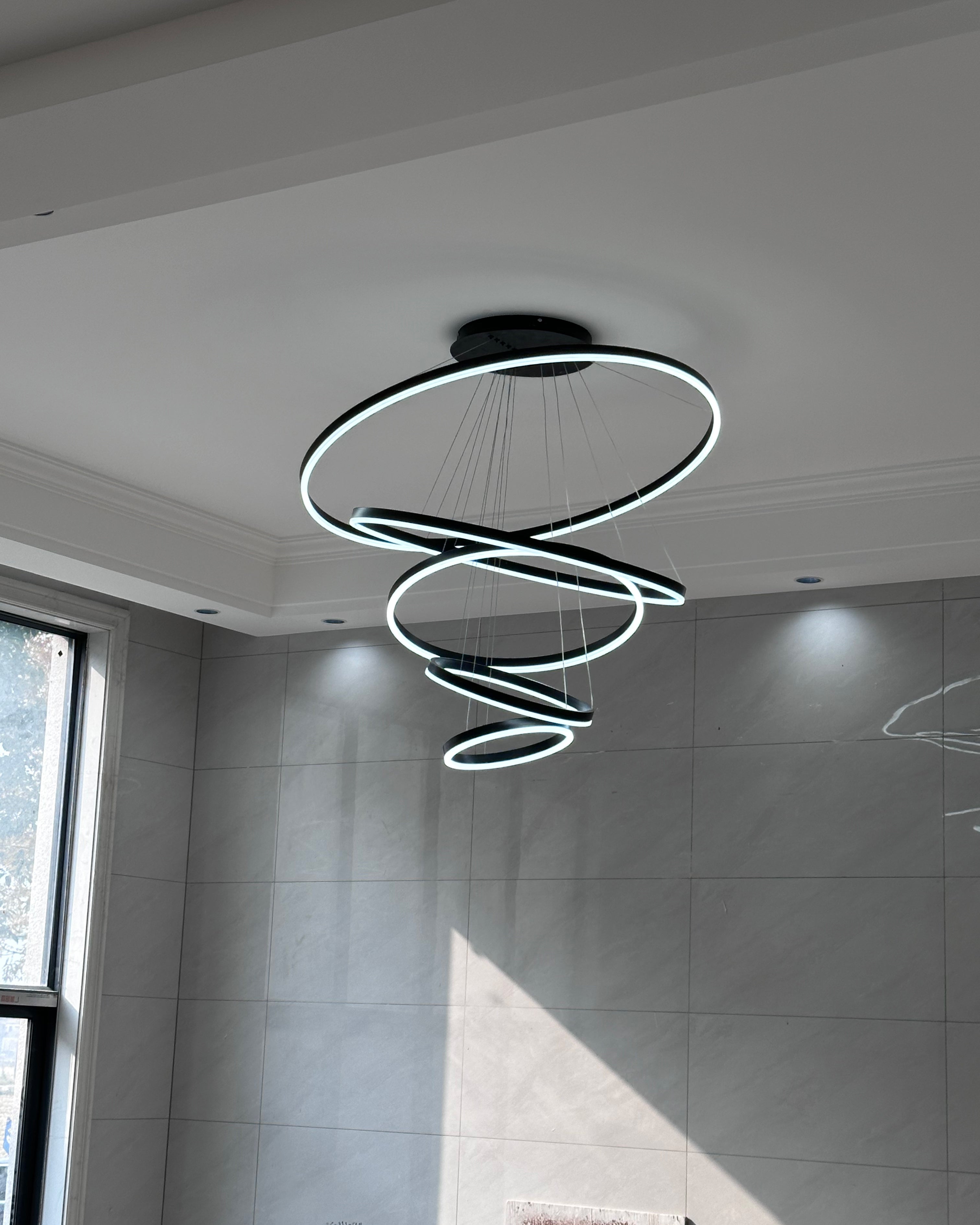 WOMO Stufenring-LED-Kronleuchter-WM2159