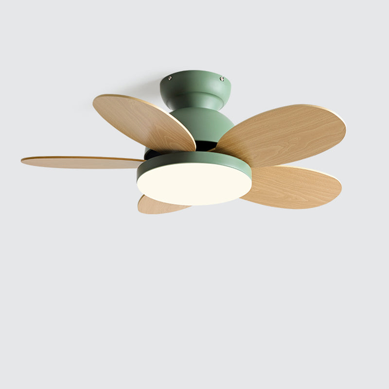 WOMO Scandi Wood Ceiling Fan Lamp-WM5004