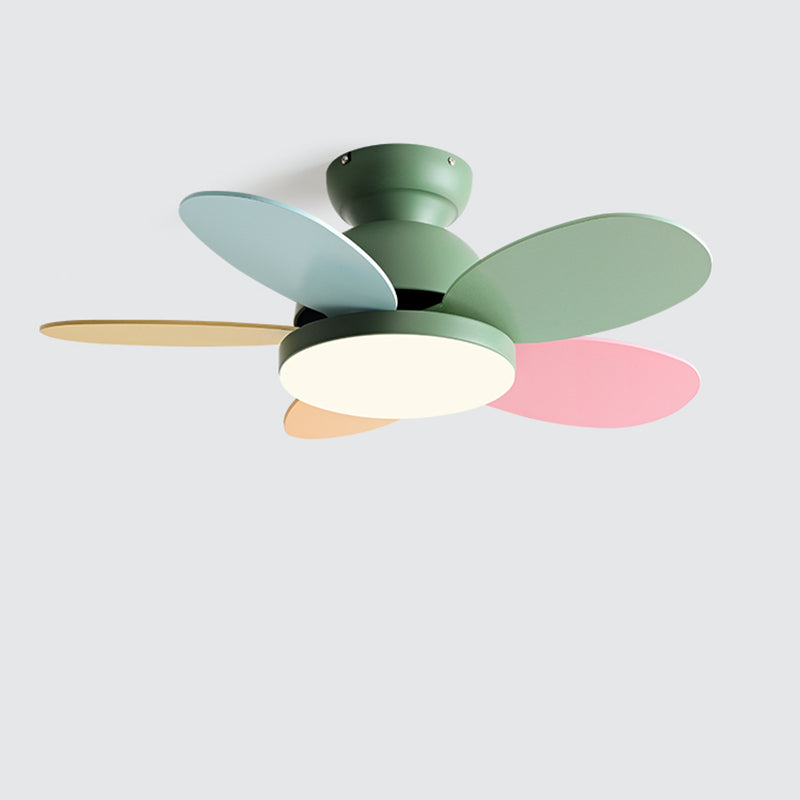 WOMO Scandi Wood Ceiling Fan Lamp-WM5004