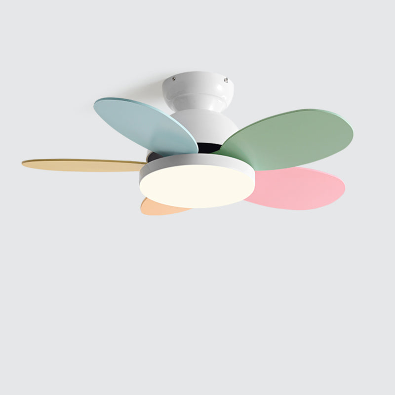 WOMO Scandi Wood Ceiling Fan Lamp-WM5004