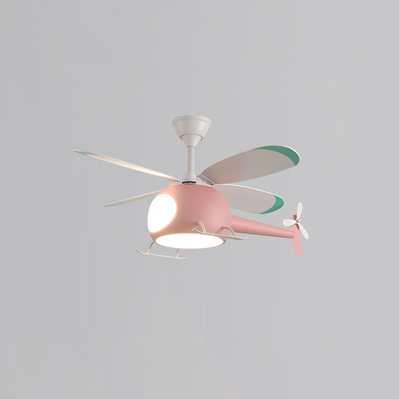 WOMO Flugzeug Kinder Deckenventilator Lampe-WM5007