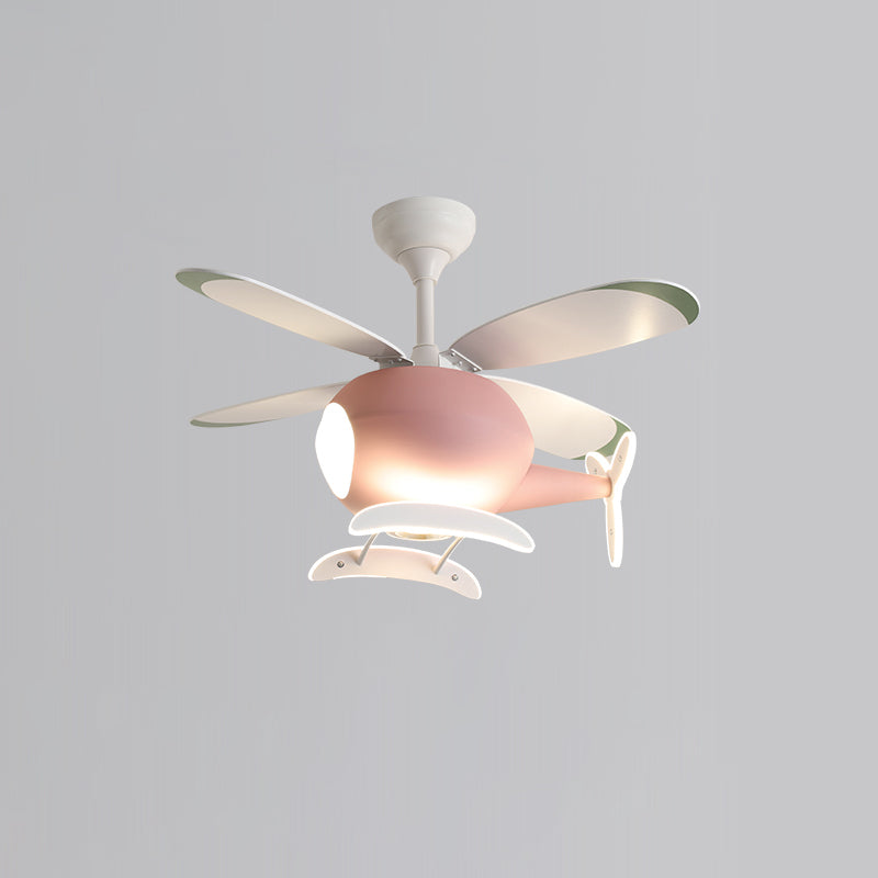 WOMO Flugzeug Kinder Deckenventilator Lampe-WM5007