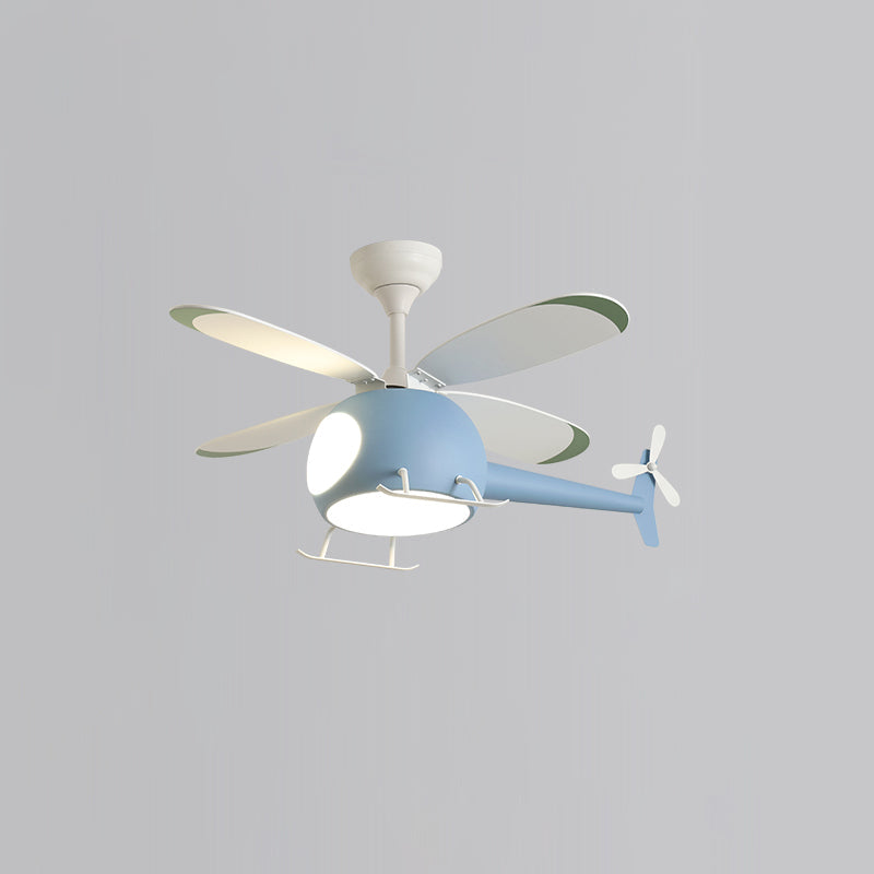 WOMO Flugzeug Kinder Deckenventilator Lampe-WM5007