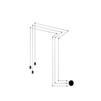 WOMO Spider Off Center Chandelier-WM2107