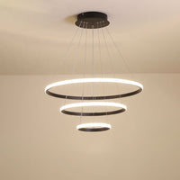 WOMO 3er Kronleuchter LED Ring-WM2006