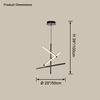 WOMO Multi Light Sticks Chandelier-WM2640