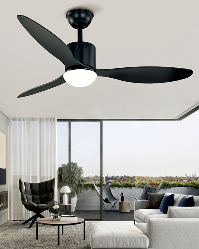Ventilateur de plafond WOMO à 3 pales avec lampe - WM5006